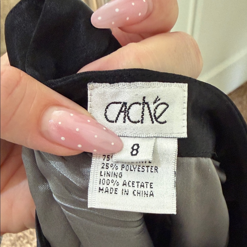 Cache women’s Elegant Black Dress Pants - Picture 2 of 5
